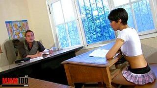 Jasmine Arabia & Leo Galvez anal sex in the classroom porn video