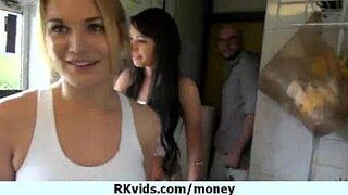Sexy girl getting fucked for money 14 porn video