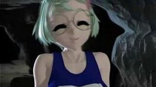 Sexy 3d hentai with nice tits hot fight with monster porn video