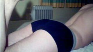 Sexy teen twink playing with his fucking fine ass and jerking off porn video